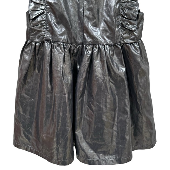 Yell-oh! Metallic Babydoll Ruffle Dress Girl’s Size 2T - Picture 7 of 10